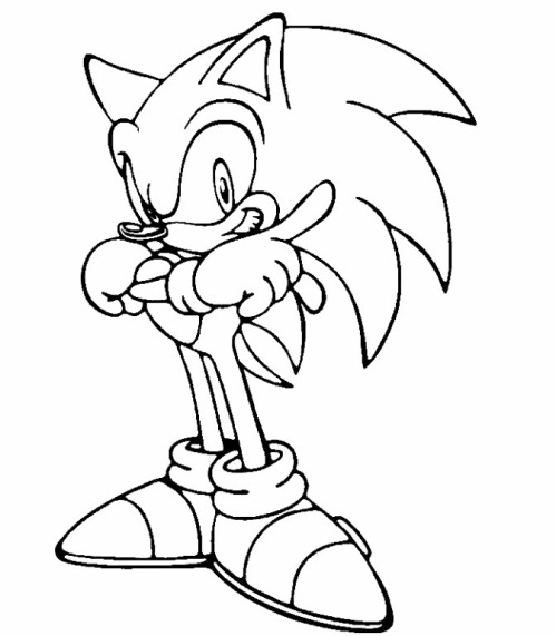 Sonic-coloring-pages